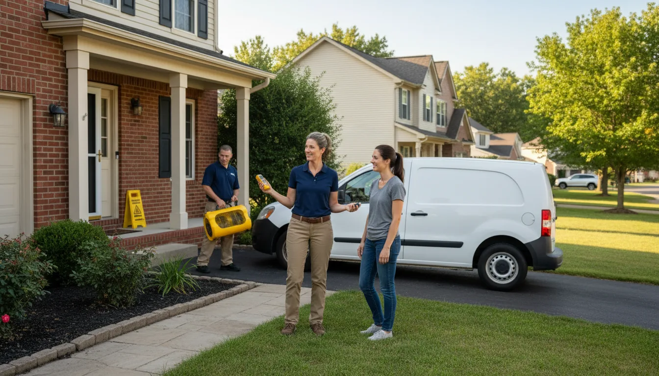 Water restoration image for Water Damage & Restoration Services in Boulevard, CA